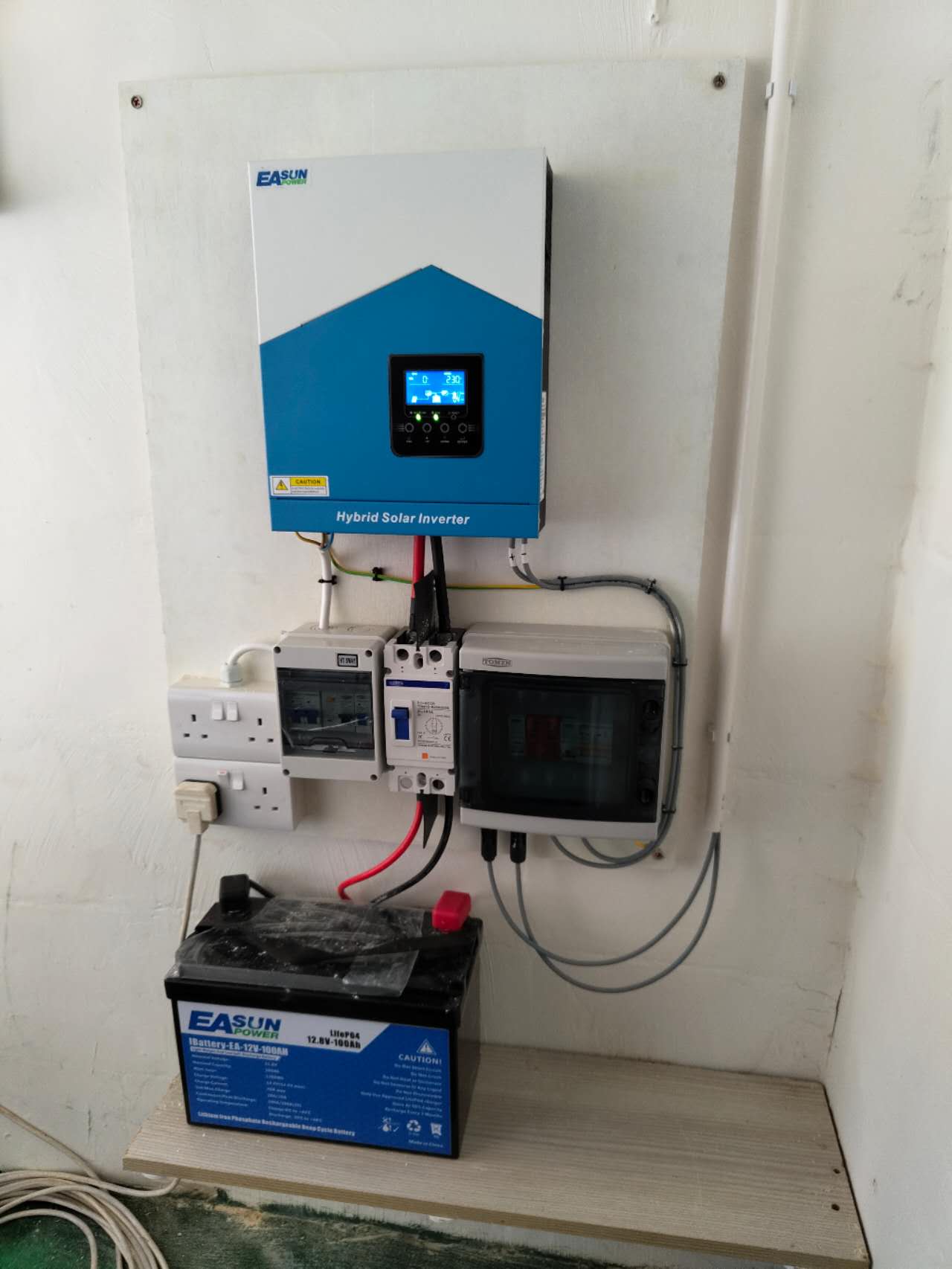 3.2 kW Easun Power Inverter with 1 kWh Lithium Battery – Home Energy Storage in Kenya