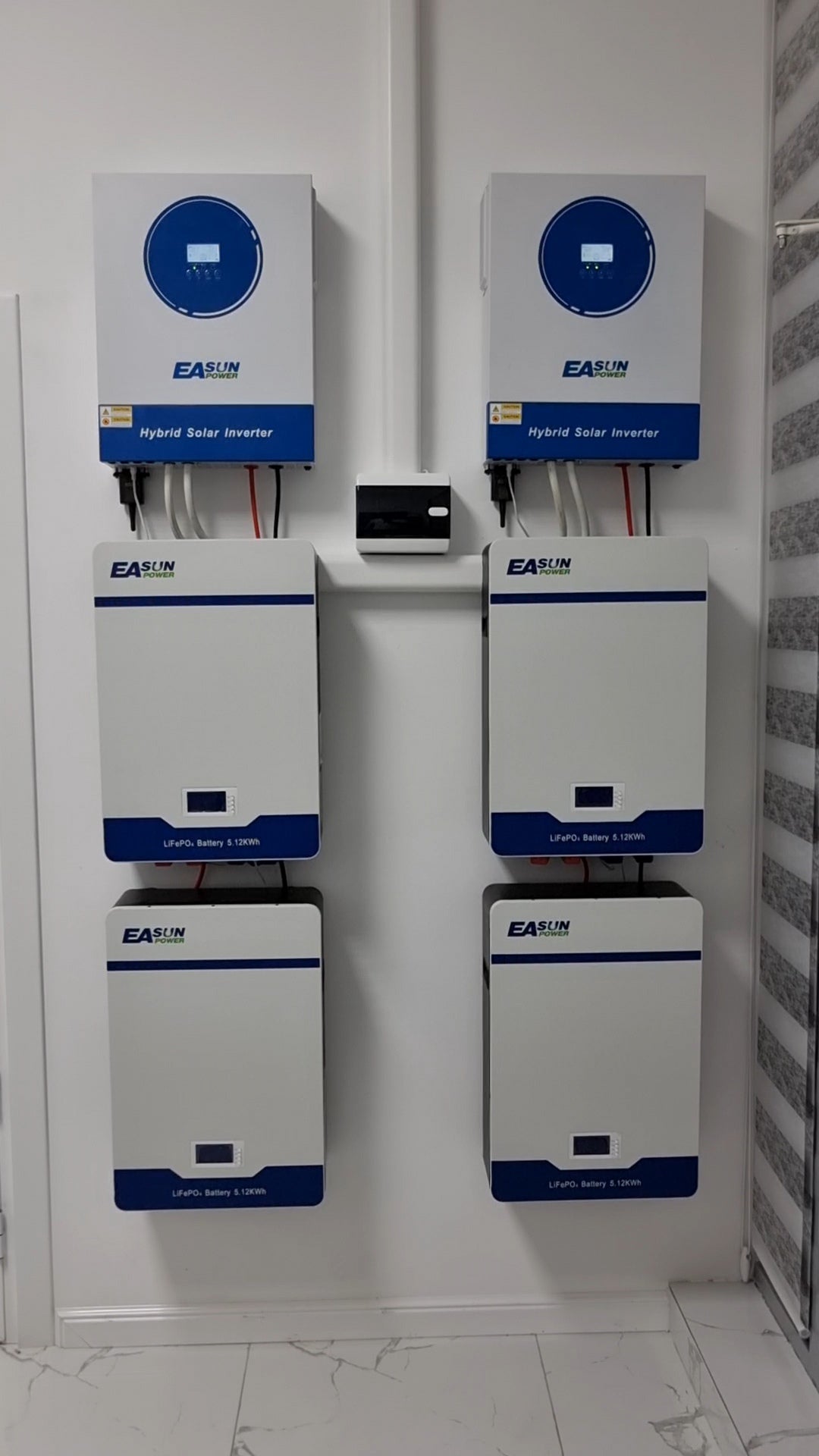 Parallel Operation of Two 6 kW Easun Power Inverters with a 20 kWh Lithium Battery in Spain