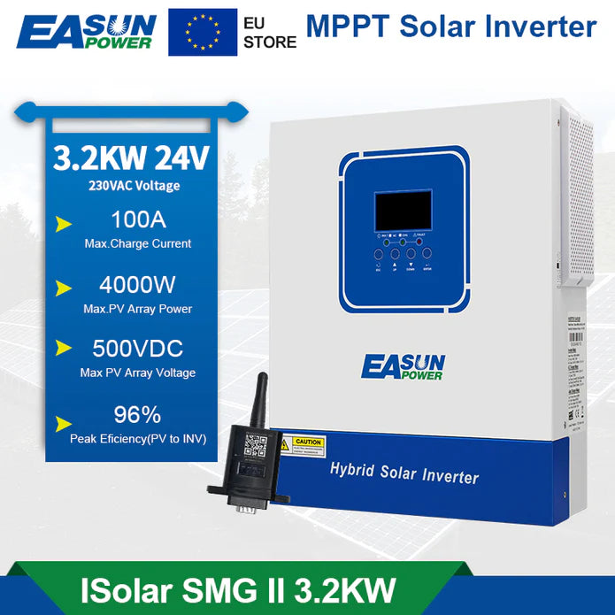 EasunPower 3.2KW Solar INVERTER 100A MPPT With WiFi