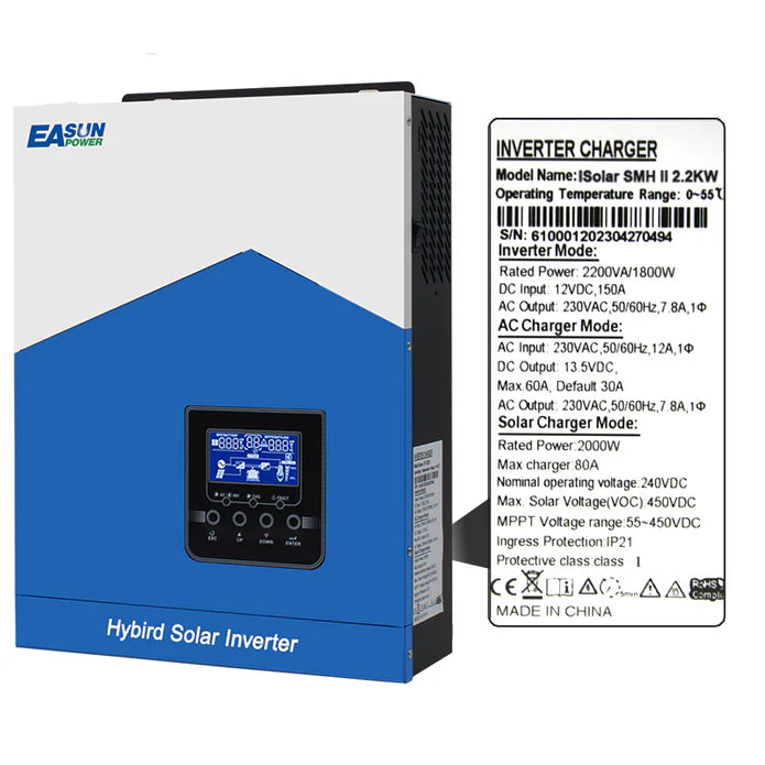 Easun Power 3.2KW Off Grid Inverter 80A MPPT Solar Controller With WIFI